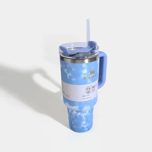 40-Oz Stanley x Tie-Dye Quencher | Azure Blue