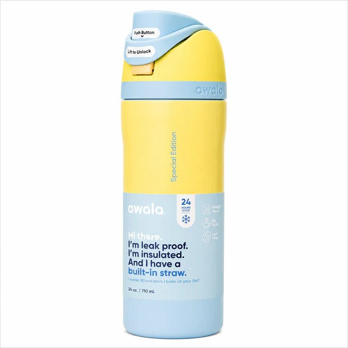Pastel Sunshine Edition FreeSip Insulated Water Bottle – Special Edition - Lyverro