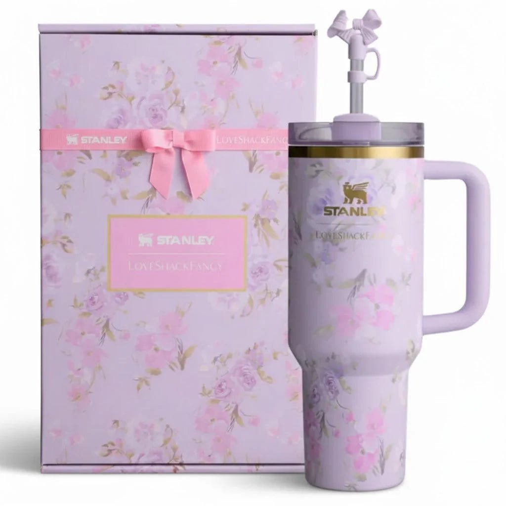 The Stanley x LoveShackFancy Quencher | 40 OZ | Gift Box - Tumbler - Lyverro