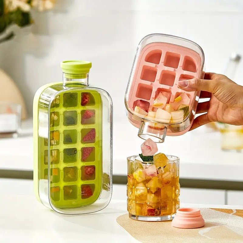 2 in 1 Ice Maker Ice Cube Bottle - Water Bottles - Lyverro