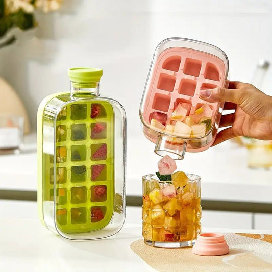 2 in 1 Ice Maker Ice Cube Bottle - Water Bottles - Lyverro