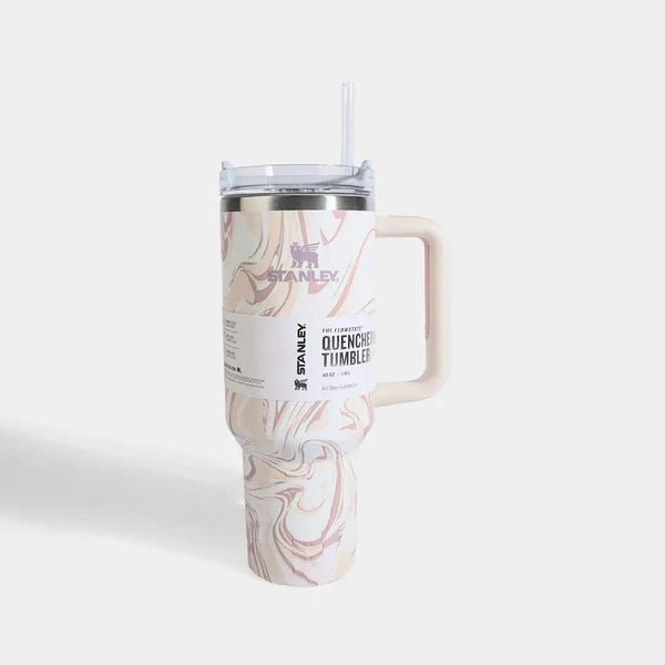 40 - Oz Stanley x Tie - Dye Quencher | Brown Swirl - Lyverro