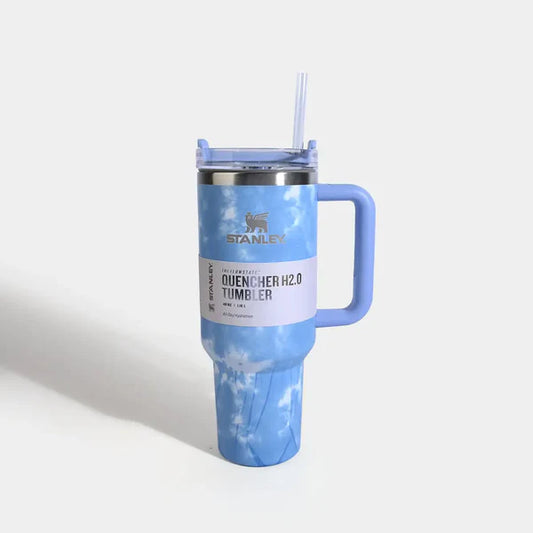 40-Oz Stanley x Tie-Dye Quencher | Azure Blue