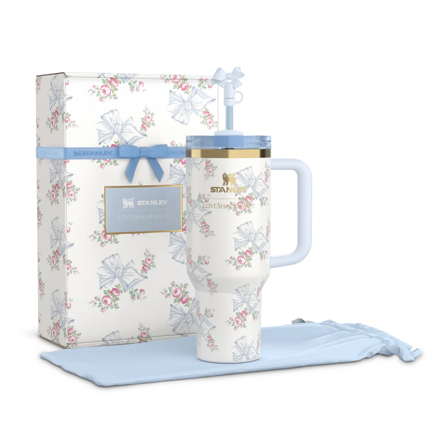 40-OZ Stanley x LoveShackFancy | Pastel Blue