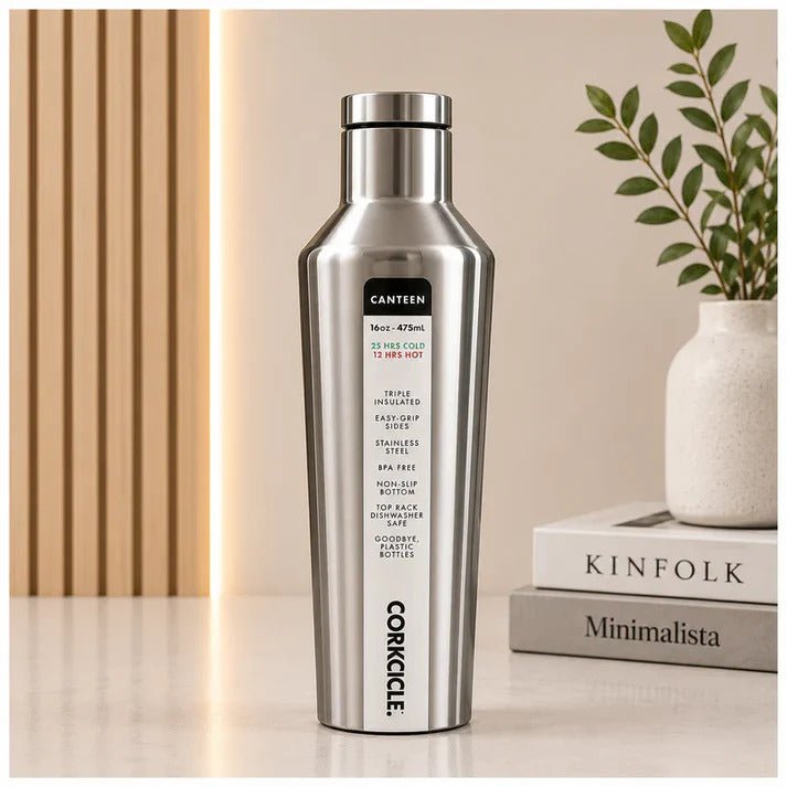 Corkcicle Stainless Steel Water Bottle – 16oz - Lyverro