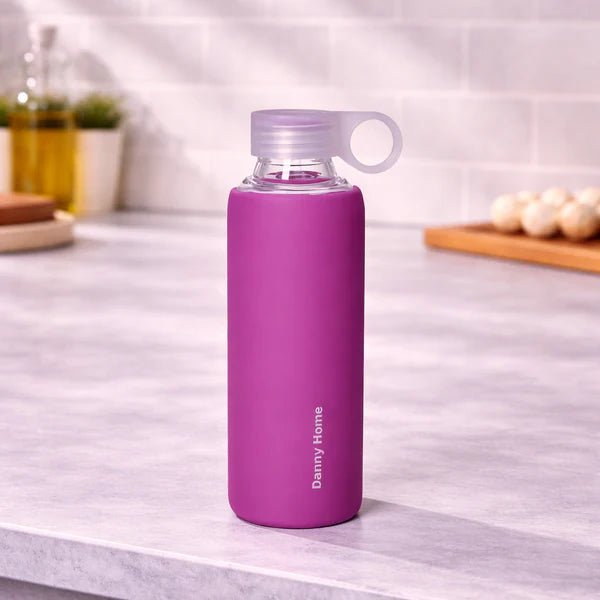 Danny Home Borosilicate Bottle With Handle 550ml - Lyverro