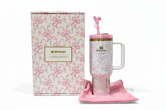 LoveShackFancy Holiday Quencher® H2.0 FlowState™ Tumbler | 40 OZ - Lyverro