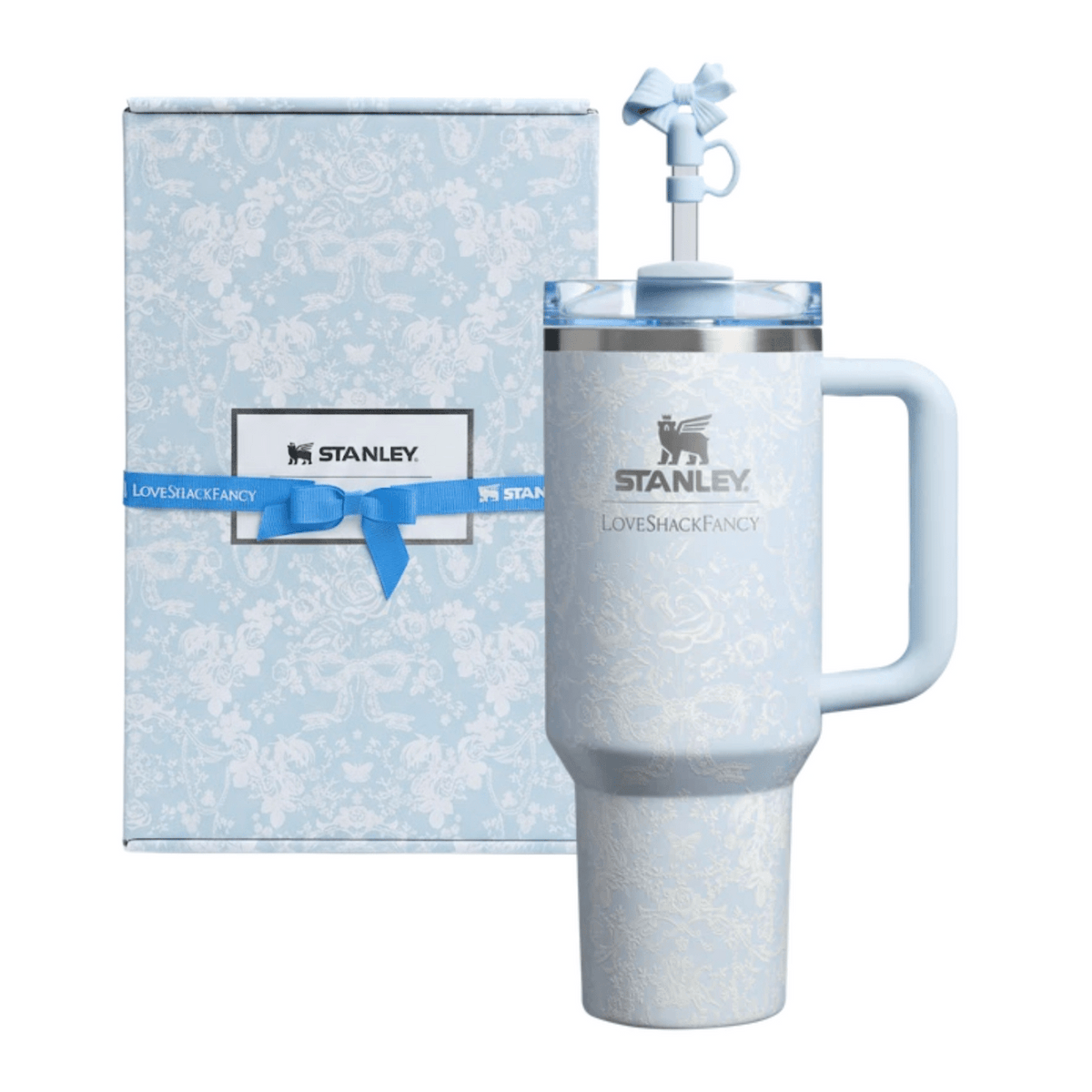 LoveShackFancy Holiday Quencher® H2.0 FlowState™ Tumbler | 40 OZ - Lyverro