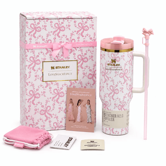 LoveShackFancy Holiday Quencher® H2.0 FlowState™ Tumbler | 40 OZ - Lyverro