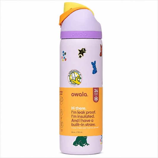 Owala 24oz Sticker Pop Edition FreeSip Insulated Water Bottle – Limited Collection - Lyverro