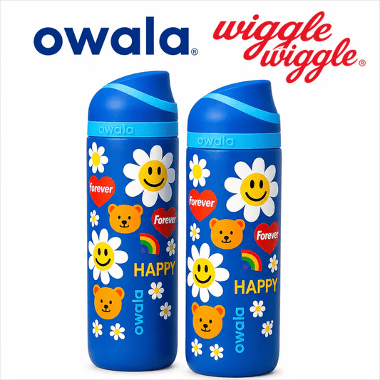 Owala 32oz Wiggle Wiggle Edition FreeSip Insulated Water Bottle – Happy Bear Collection - Lyverro