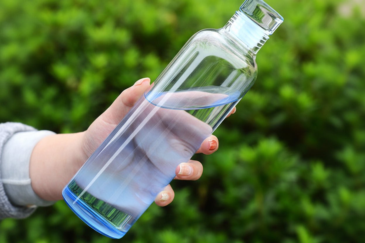 Plastic Transparent TimeMarker Water Bottle - Water Bottles - Lyverro
