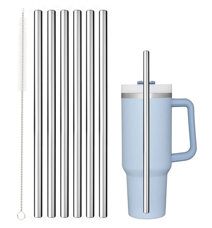 Stainless Steel Straw Replacement for Stanley 40 Oz - Lyverro