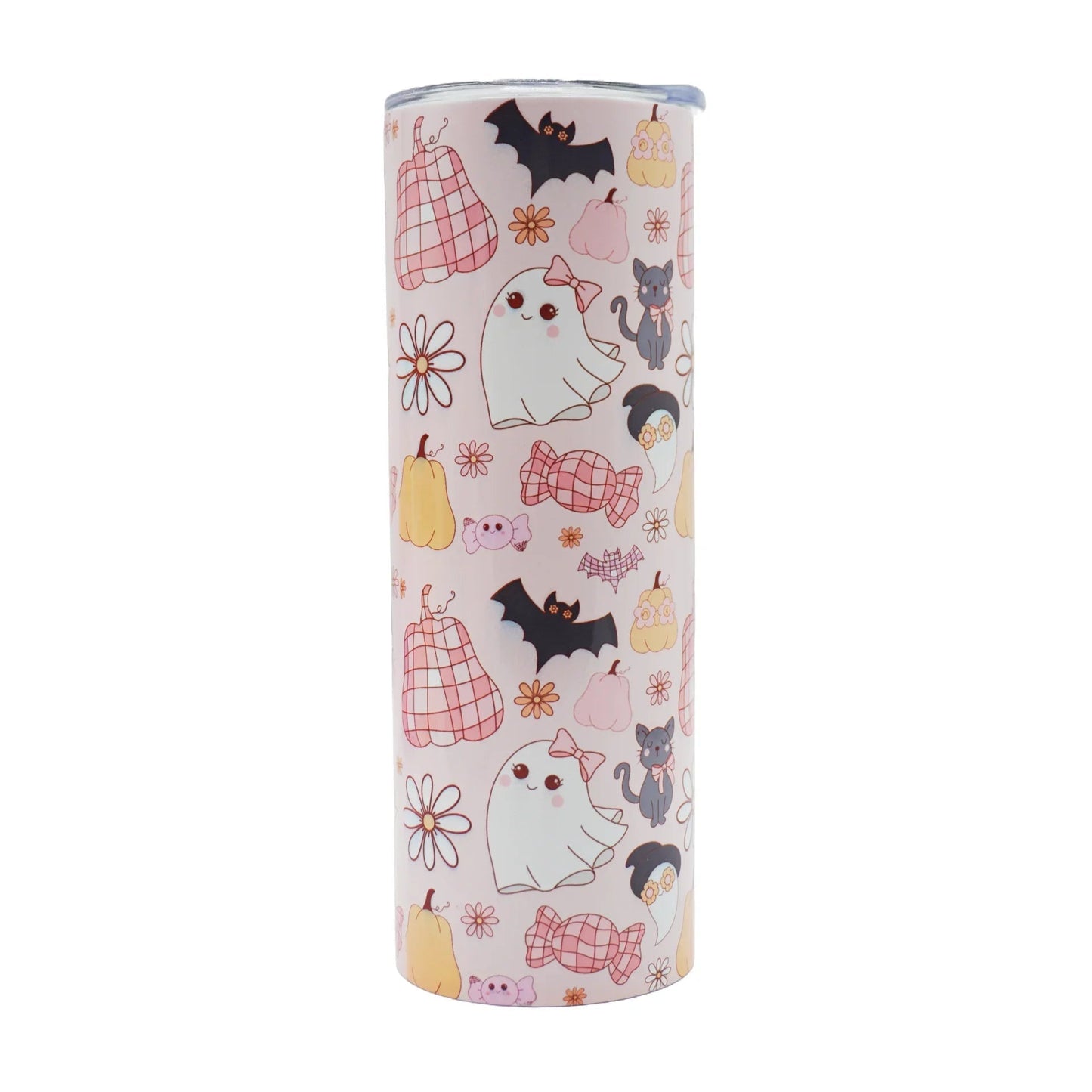 Stainless Steel Tumbler with Plastic Straw - Lyverro