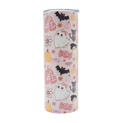 Stainless Steel Tumbler with Plastic Straw - Lyverro