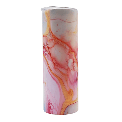 Stainless Steel Tumbler with Plastic Straw - Lyverro