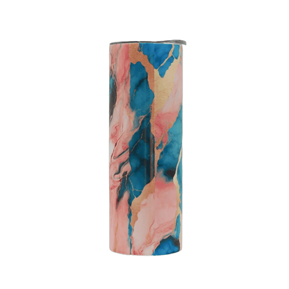 Stainless Steel Tumbler with Plastic Straw - Lyverro