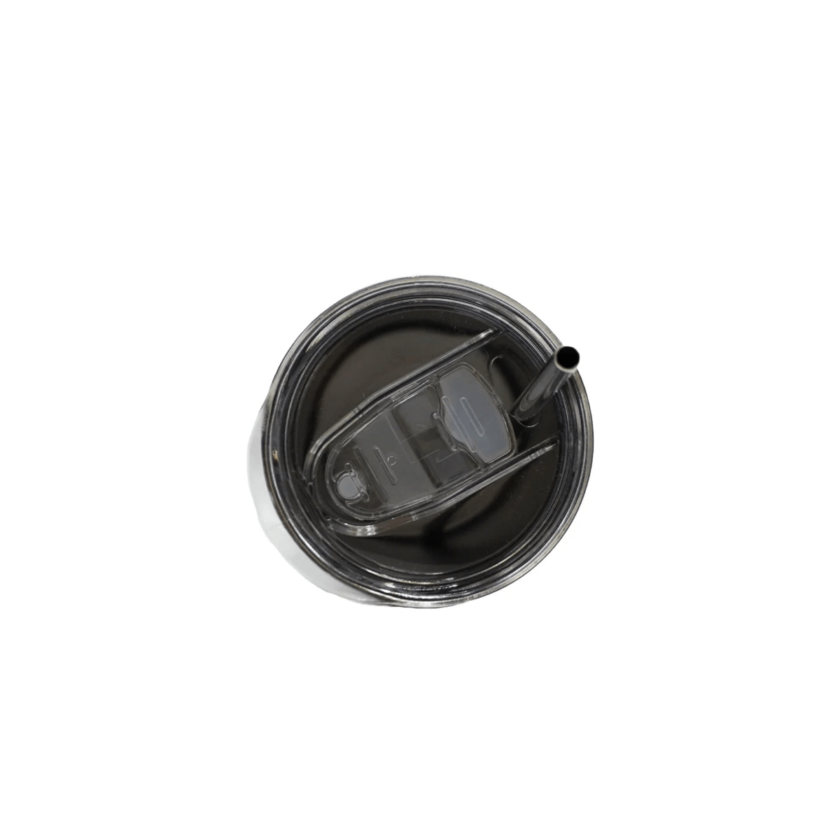 Stainless Steel Tumbler with Plastic Straw