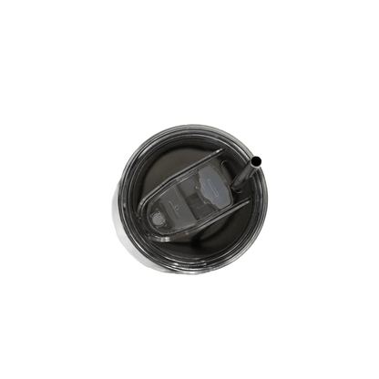 Stainless Steel Tumbler with Plastic Straw