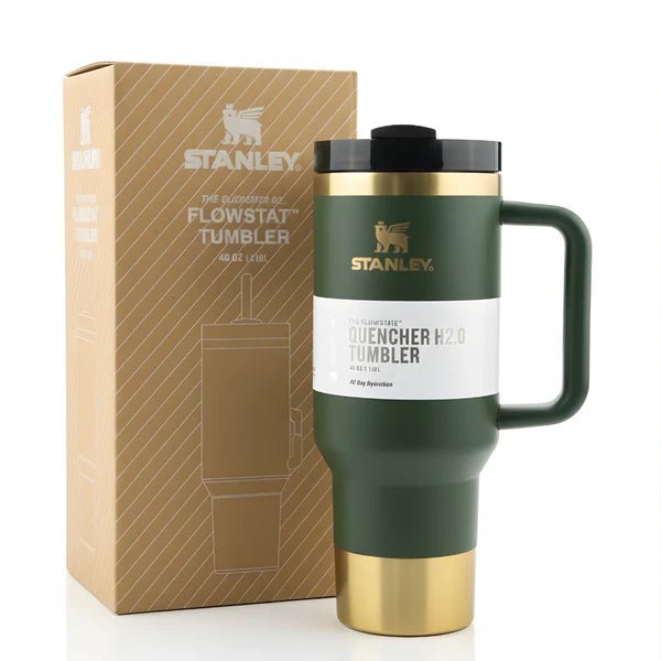 Stanley x The Holiday 40oz Quencher Travel Tumbler | Insulated Mug with Handle & Straw - Lyverro