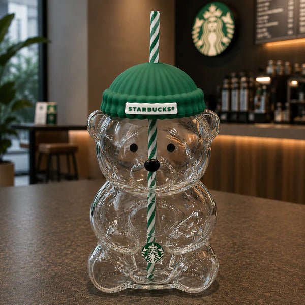 Starbucks Bearista Glass Cold Cup - 20oz - Lyverro