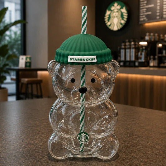 Starbucks Bearista Glass Cold Cup - 20oz - Lyverro