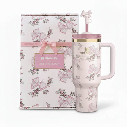 The Stanley x LoveShackFancy Quencher | 40 OZ | Gift Box - Tumbler - Lyverro