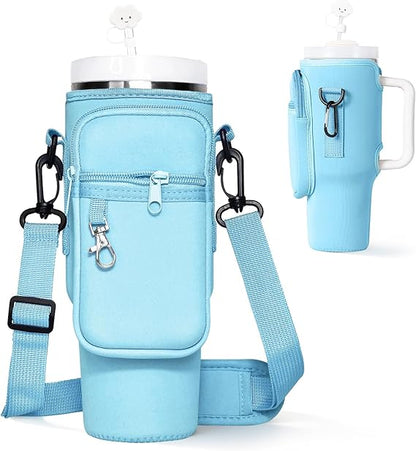 Tumbler Carrier Bag With Phone Pocket For 40oz - Lyverro