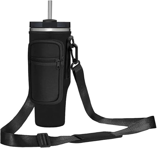 Tumbler Carrier Bag With Phone Pocket For 40oz - Lyverro