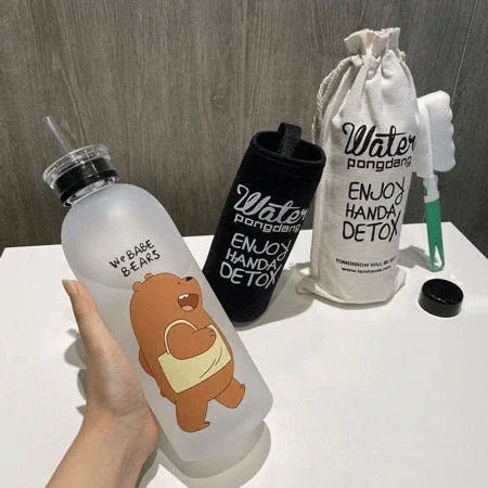 We Bare Bear Water Bottle - Water Bottles - Lyverro
